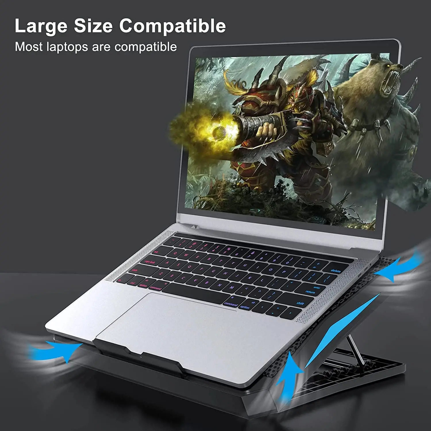 Xtrike ME охлаждане за лаптоп Notebook Cooler 17" - FN-818 - Backlight - image 3