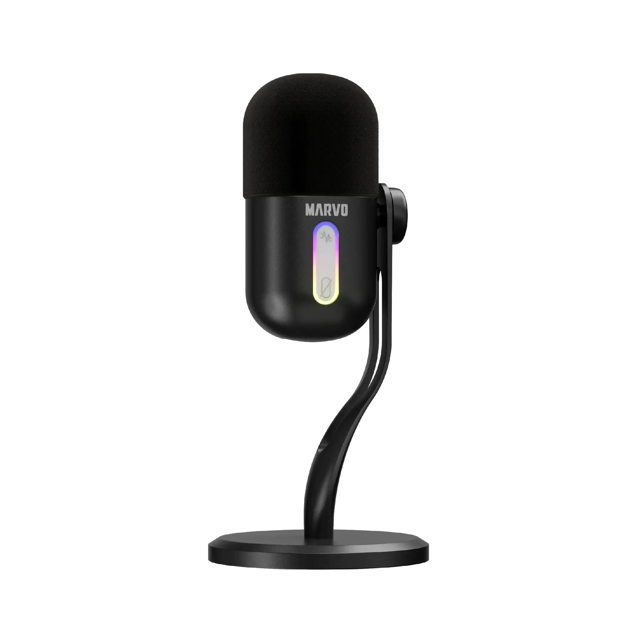 Marvo Геймърски микрофон Gaming USB Microphone - Blast 50 MIC-08 Black - USB, RGB - image 1