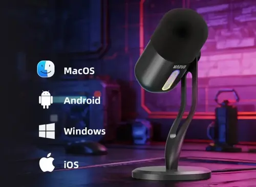 Marvo Геймърски микрофон Gaming USB Microphone - Blast 50 MIC-08 Black - USB, RGB - image 14
