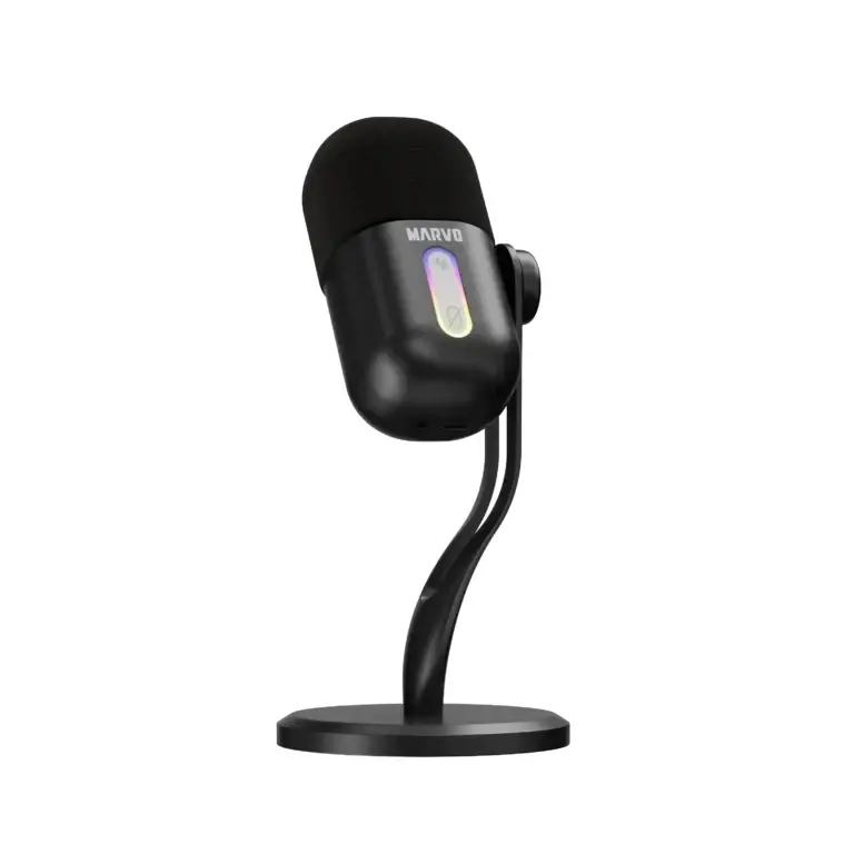 Marvo Геймърски микрофон Gaming USB Microphone - Blast 50 MIC-08 Black - USB, RGB - image 5