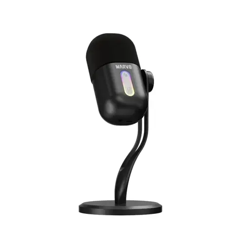 Marvo Геймърски микрофон Gaming USB Microphone - Blast 50 MIC-08 Black - USB, RGB - image 5