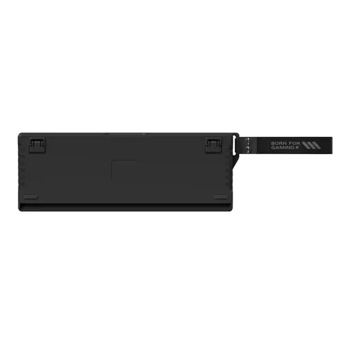 Marvo безжична механична геймърска клавиатура Wireless Gaming Mechanical keyboard Saber 65W KG965W - 1K, Banana Crystal [Linear], (English US) - 2