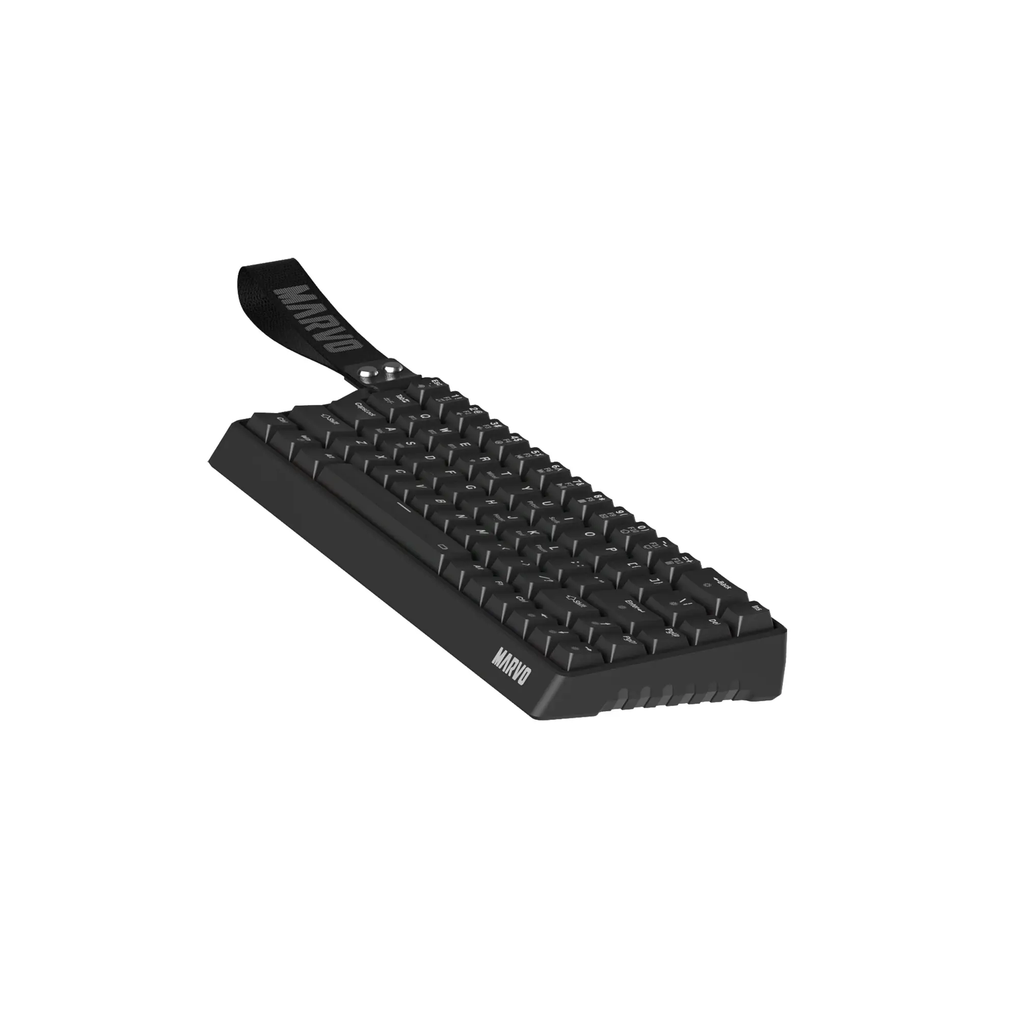 Marvo безжична механична геймърска клавиатура Wireless Gaming Mechanical keyboard Saber 65W KG965W - 1K, Banana Crystal [Linear], (English US) - image 3