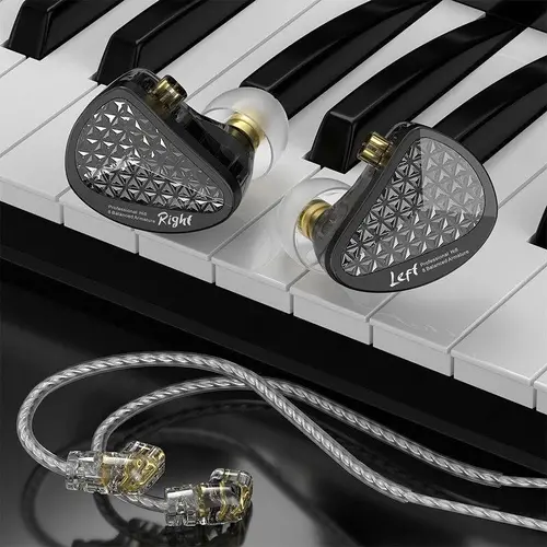 KZ професионални слушалки Hi-Fi In-Ear-Monitors - AS16 PRO - Mic, Black - 3
