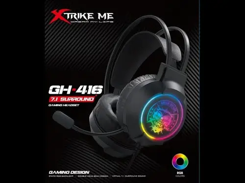 Xtrike ME геймърски слушалки Gaming Headphones GH-516 - 50mm, RGB - image 4