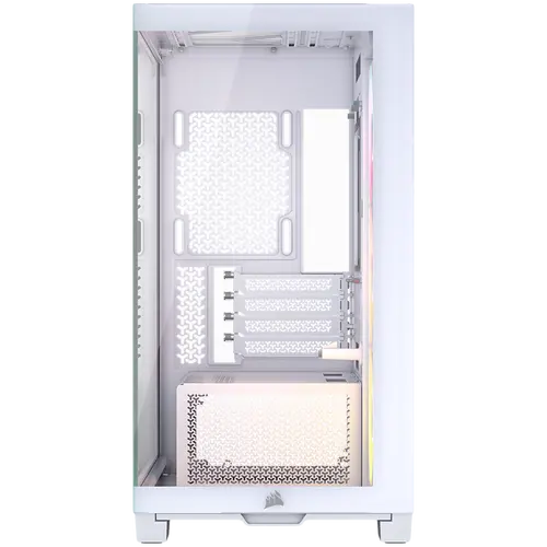 Corsair 2800X RS-R ARGB Panoramic Glass Micro-ATX Case, White - image 1
