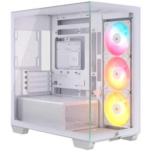 Κουτί Corsair 2800X RS-R ARGB Micro-ATX με πανοραμικό γυαλί, λευκό - 1