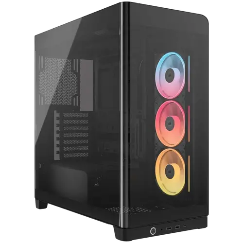 CORSAIR FRAME 4500X LX-R RGB Tempered Glass Mid-Tower, Black