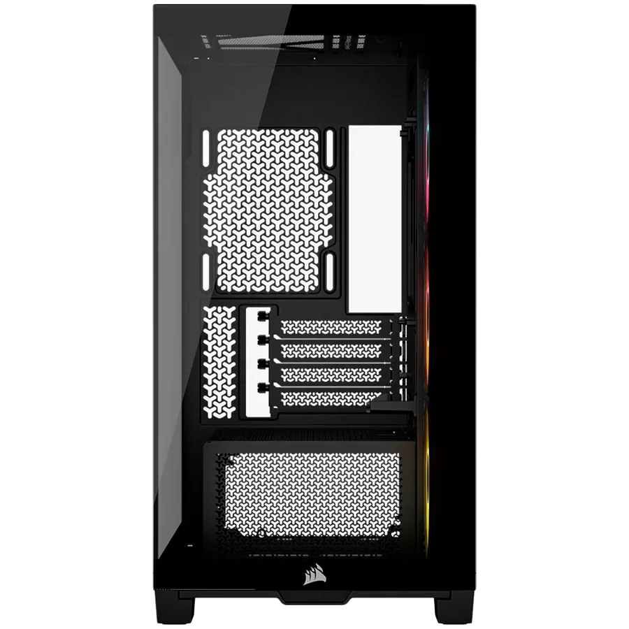 Corsair 2800X RS-R ARGB Panoramic Glass Micro-ATX Case, Black - image 1