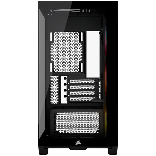 Corsair 2800X RS-R ARGB Panoramic Glass Micro-ATX Case, Black - image 1