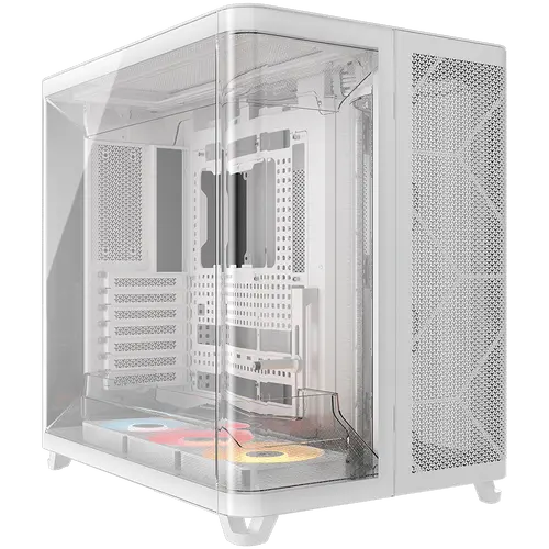 CORSAIR AIR 5400 RS-R ARGB Tempered Glass Mid-Tower, White