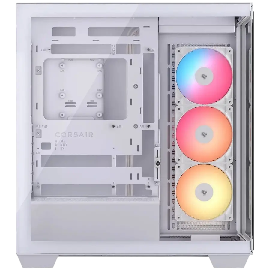 CORSAIR 3500X RSR ARGB Tempered Glass Mid-Tower, White - image 1
