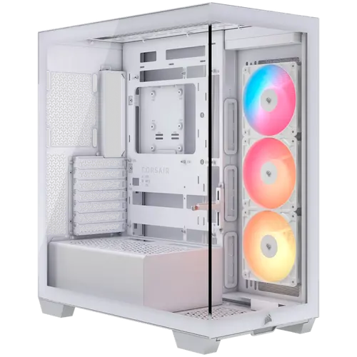 CORSAIR 3500X RSR ARGB Tempered Glass Mid-Tower, White