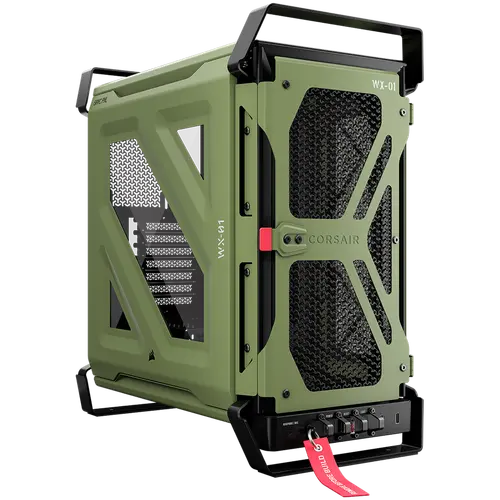 Corsair WARTHOG Performance Mid-Tower Case, Mil Green