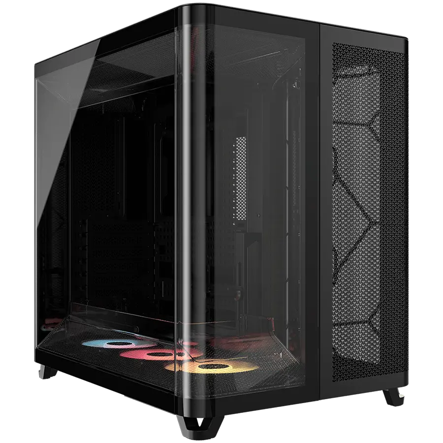 CORSAIR AIR 5400 RS-R ARGB Tempered Glass Mid-Tower, Black