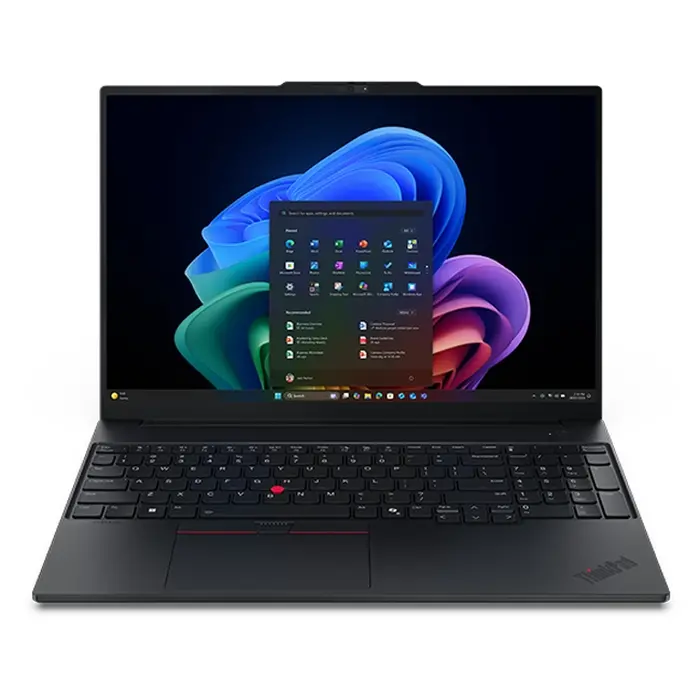 Лаптоп, Lenovo ThinkPad E16 G4, Intel Core Ultra 5 325 (up to 3.40GHz, 12MB), 16" WUXGA, 32GB, 512GB SSD, Intel Graphics, BT 5.4,Wi-Fi 7 2x2 BE, Wired Ethernet, FPR, 1080PFHD Hybrid, 4 Cell, 65W, DOS, 3YR Onsite
