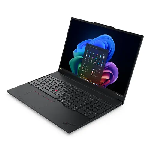 Лаптоп, Lenovo ThinkPad E16 G4, Intel Core Ultra 5 325 (up to 3.40GHz, 12MB), 16" WUXGA, 32GB, 512GB SSD, Intel Graphics, BT 5.4,Wi-Fi 7 2x2 BE, Wired Ethernet, FPR, 1080PFHD Hybrid, 4 Cell, 65W, DOS, 3YR Onsite - image 6