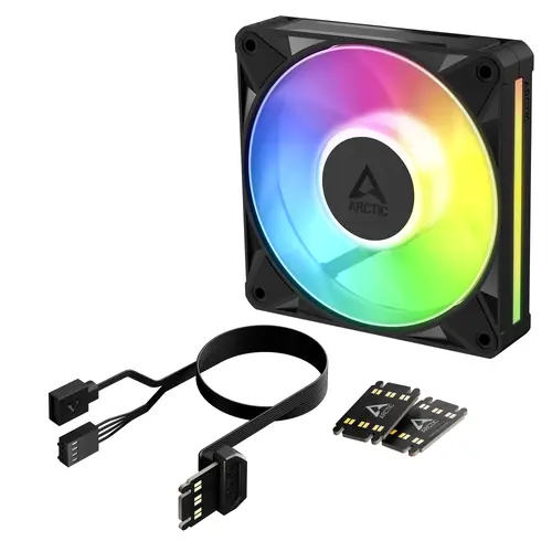 Вентилатор ARCTIC BioniX P12 A-RGB PWM 120mm Daisy Chain - Черен - image 2
