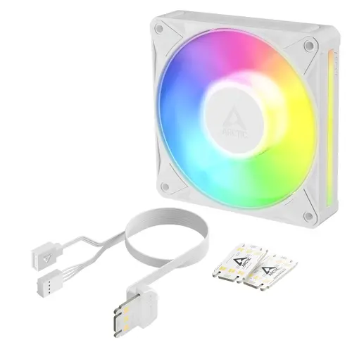 Вентилатор ARCTIC BioniX P12 A-RGB PWM 120mm Daisy Chain - Бял - image 2