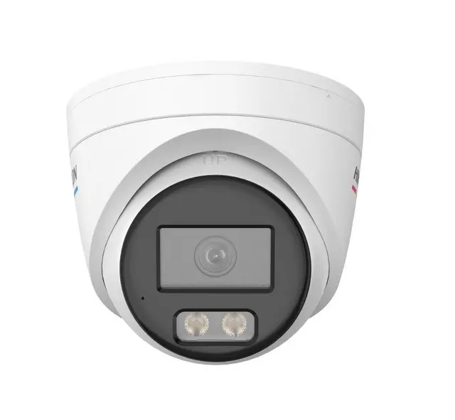 Камера, HikVision 4 MP ColorVu 3.0 Fixed Turret Network Camera, 2.8 mm, F1.0, IR, White Light up to 30m, H.265+, IP67, built-in microphone, 12Vdc/PoE 6W - image 1