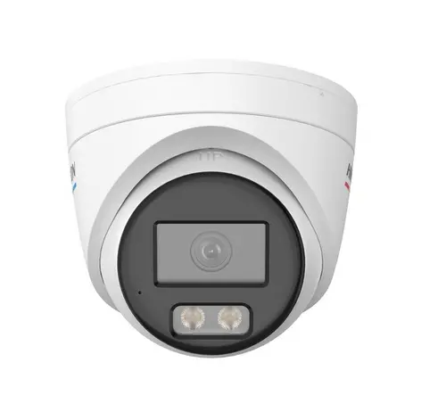 Камера, HikVision 4 MP ColorVu 3.0 Fixed Turret Network Camera, 2.8 mm, F1.0, IR, White Light up to 30m, H.265+, IP67, built-in microphone, 12Vdc/PoE 6W - image 1