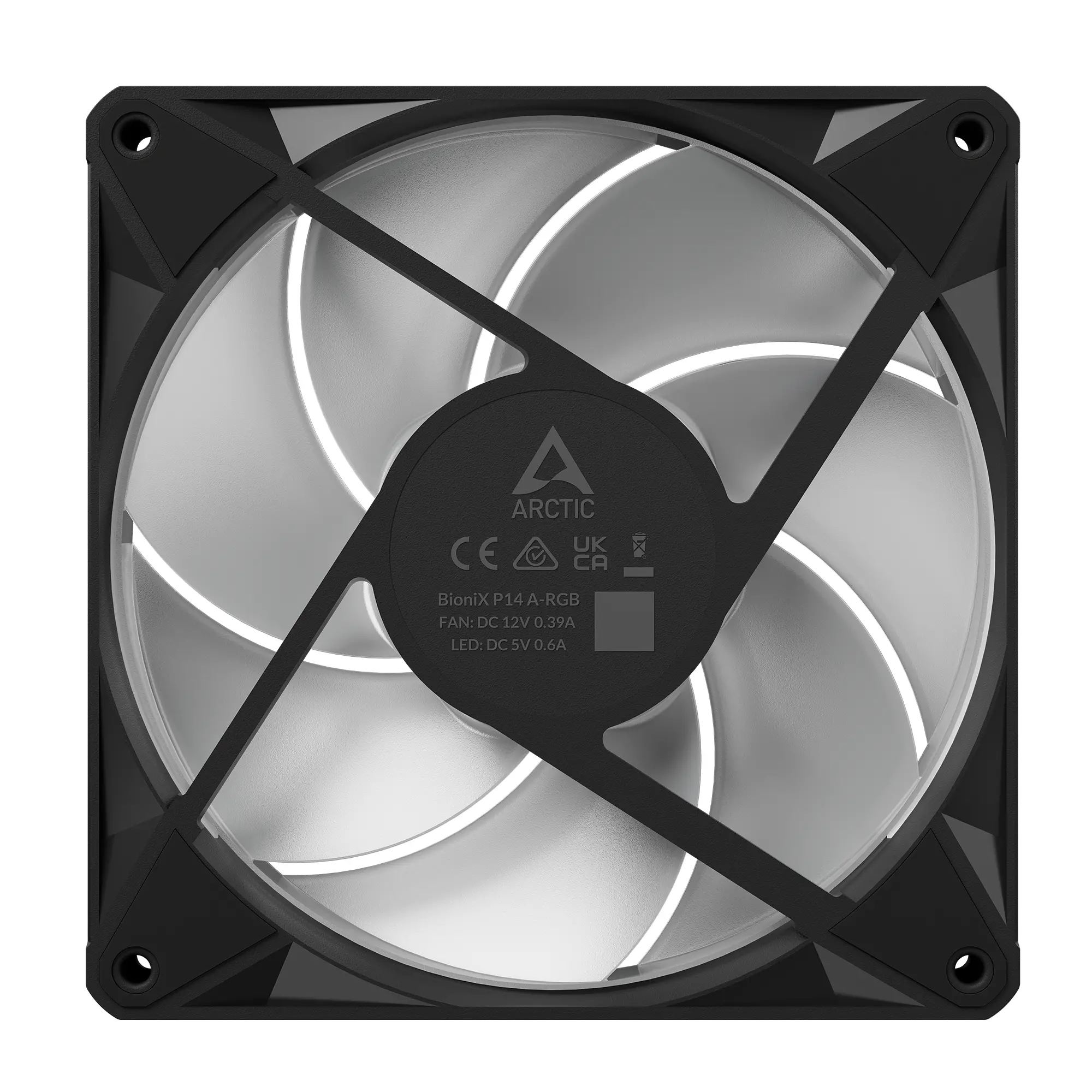 Вентилатор ARCTIC BioniX P14 A-RGB PWM 140mm Daisy Chain - Черен - image 5