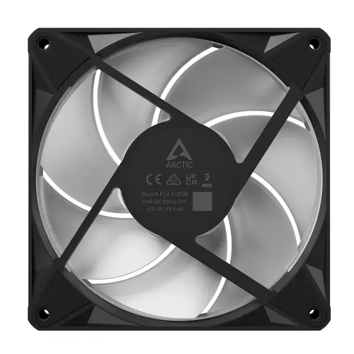 Вентилатор ARCTIC BioniX P14 A-RGB PWM 140mm Daisy Chain - Черен - image 5