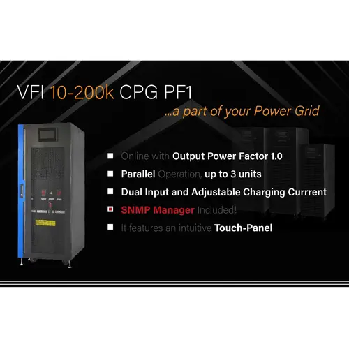 UPS POWERWALKER VFI 20K CPG PF1 3/3 BI (с включена SNMP карта) - image 1