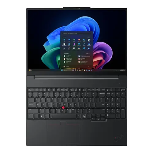 Лаптоп, Lenovo ThinkPad E16 G4, Intel Core 5 320 (up to 3.40GHz, 6MB), 16" WUXGA, 16GB, 512GB SSD, Intel Graphics, BT 5.4,Wi-Fi 7 2x2 BE, FPR, 1080PFHD Hybrid, 4 Cell, 65W, DOS, 3YR Onsite - 6