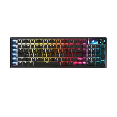 CORSAIR Vanguard Air 99 Wireless Low Profile Optical-Mechanical Gaming Keyboard, Backlit RGB LED, CORSAIR LP OPX, Black, PBT DS