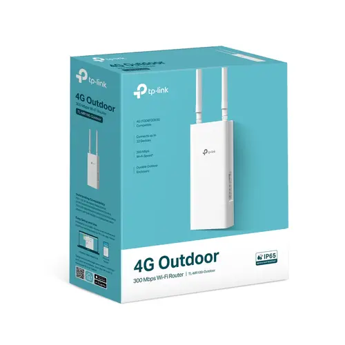 Безжичен рутер TP-LINK TL-MR100-Outdoor, N300, 4G LTE, 2 външни WiFi антени - 10