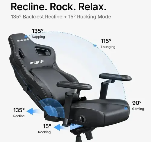 Anda Seat геймърски стол Gaming Chair Kaiser 4 V2 - Fabric Dark Grey - 9