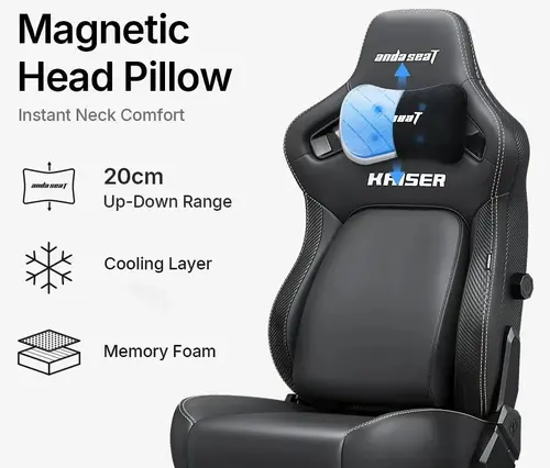 Anda Seat геймърски стол Gaming Chair Kaiser 4 V2 - Fabric Dark Grey - 10