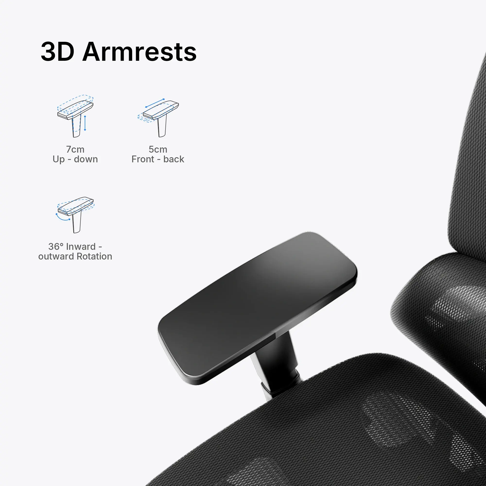 Anda Seat геймърски стол Gaming Chair X-Air Mega - XL Black Mesh - image 15