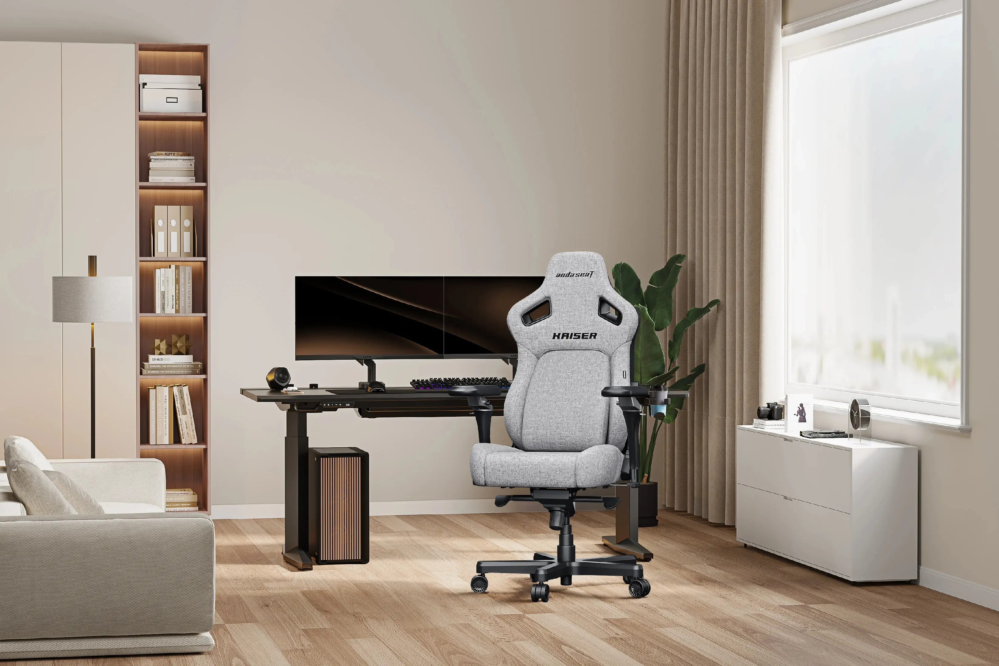 Anda Seat геймърски стол Gaming Chair Kaiser 4 V2 XL6D - Fabric Black - image 15