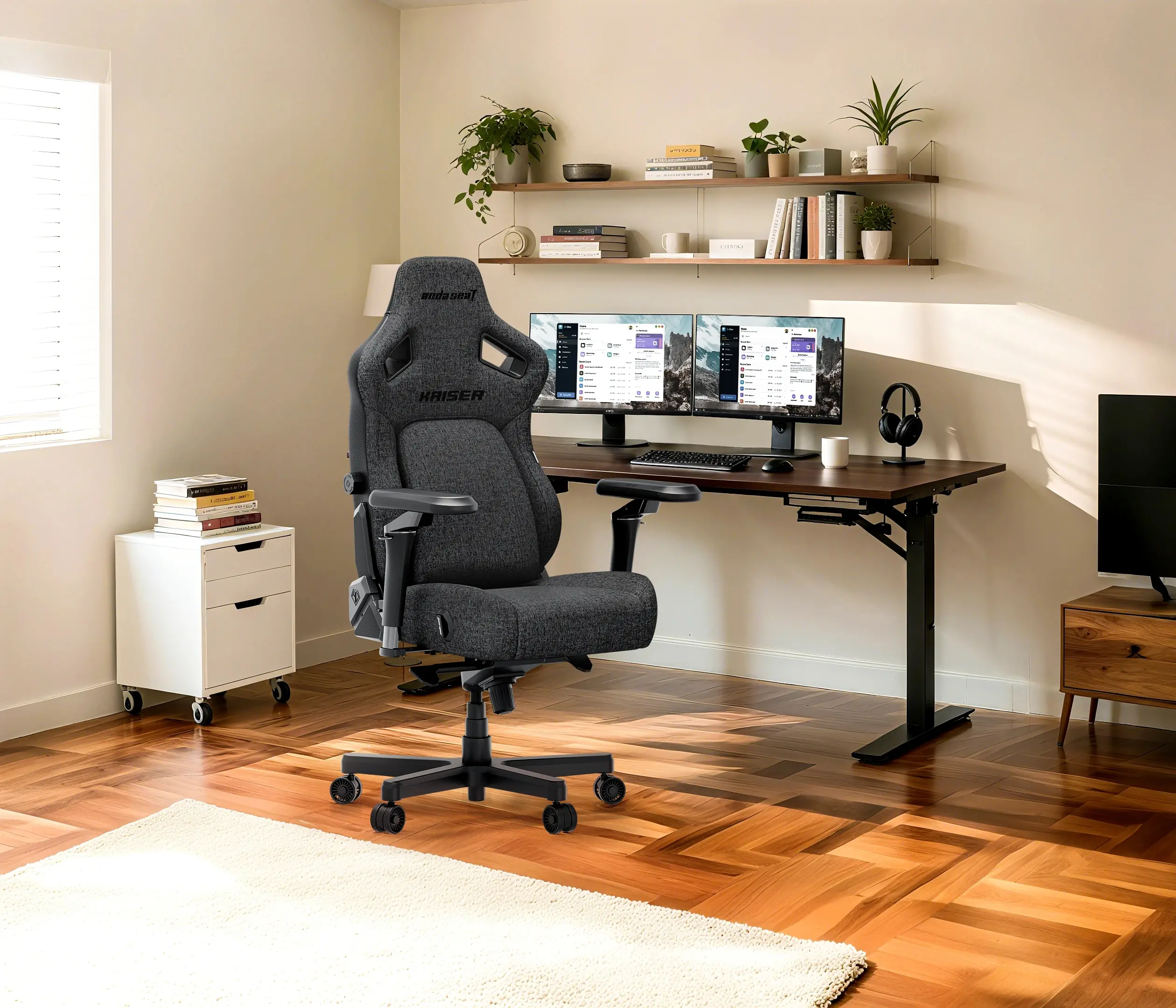 Anda Seat геймърски стол Gaming Chair Kaiser 4 V2 XL6D - Fabric Black - image 18