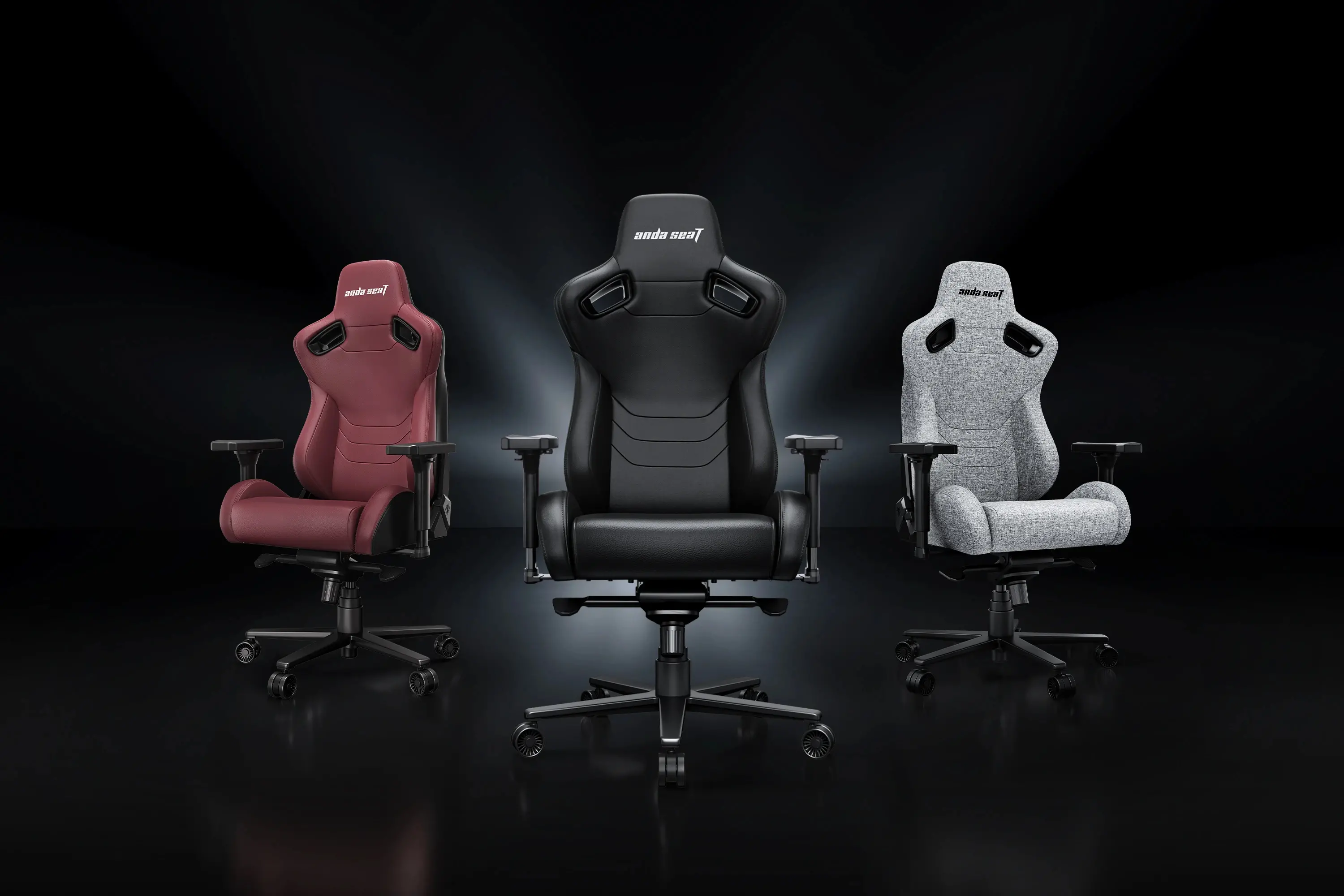 Anda Seat геймърски стол Gaming Chair Kaiser 2 Pro - Grey Fabric - image 17
