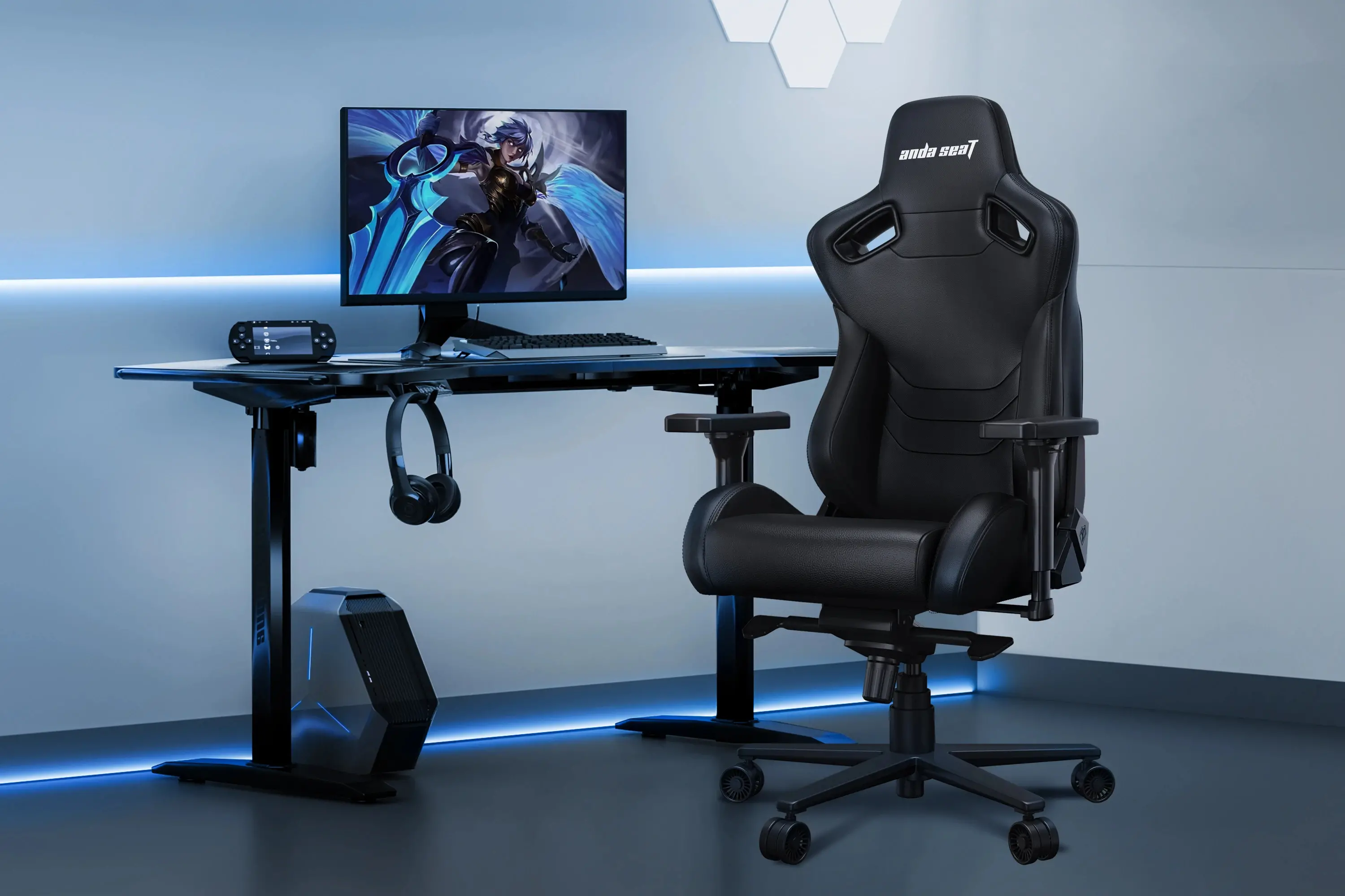 Anda Seat геймърски стол Gaming Chair Kaiser 2 Pro - Lether Black - image 16