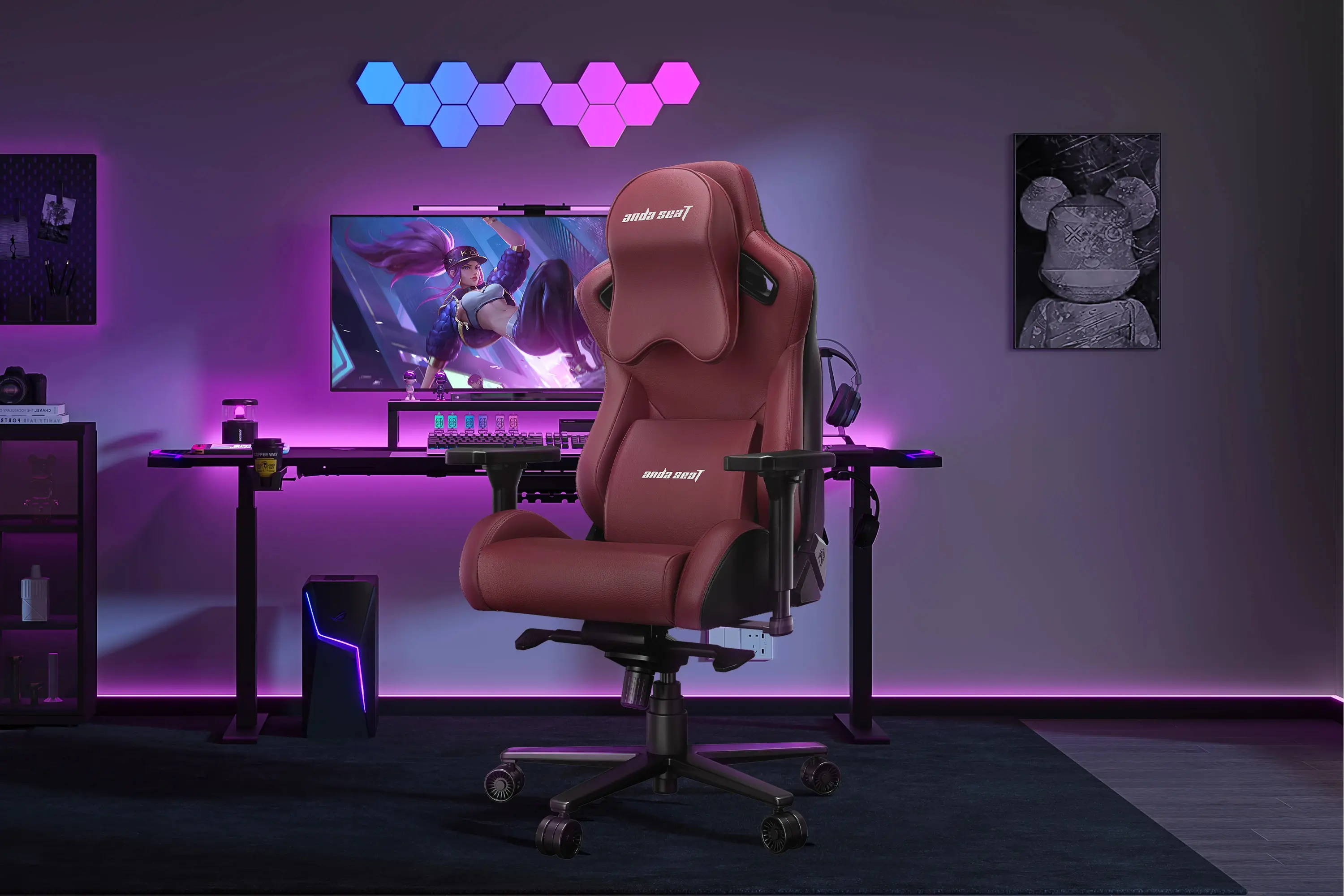 Anda Seat геймърски стол Gaming Chair Kaiser 2 Pro - Lether Black - image 18