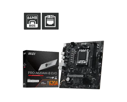 Дънна платка, MSI PRO A620AM-B EVO - 5