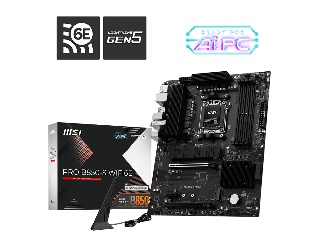 Дънна платка, MSI PRO B850-S WIFI6E - image 4