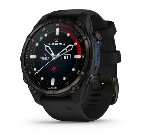 Garmin Descent™ Mk3i - 43мм - Descent™ Mk3i – 43 мм|Carbon grey DLC титан с черна силиконова каишка 010-02753-16 - 1