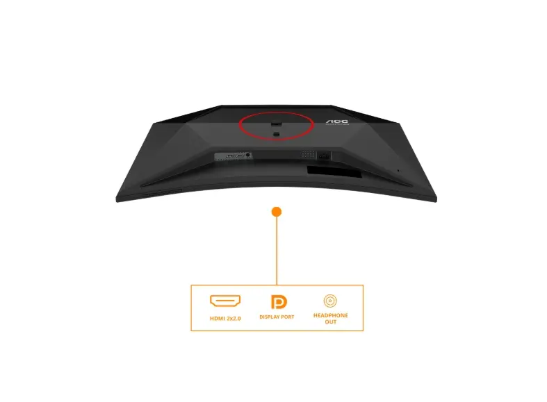 Монитор, AOC C32G4Z, 31.5" Curved 1500R, VA, WLED, 1920x1080@260Hz (OC, Native 240Hz), 4ms GtG, 0.3ms MPRT, 300cd m/2, 3500:1, Adaptive Sync, FlickerFree, Anti Blue Light, 5Wx2, Tilt, Height Adjust, Swivel, 2xHDMI, DP - image 2