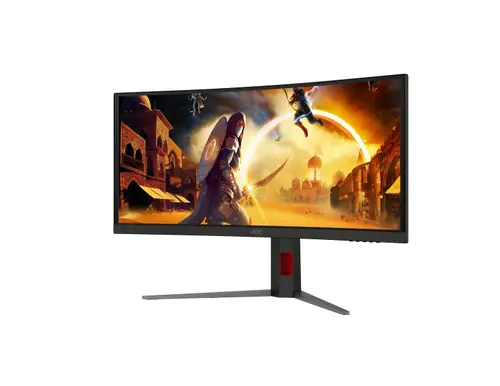 Монитор, AOC CU34G4ZCA, 34" Curved 1500R, Fast VA, WLED, 3440x1440@250Hz, 1ms GtG, 0.3ms MPRT, 450cd m/2, 3000:1, Adaptive Sync, FlickerFree, Low Blue Light, Tilt, Height Adjust, Swivel, 2xHDMI, DP, USB hub - image 4