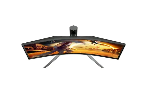 Монитор, AOC CU34G4ZCA, 34" Curved 1500R, Fast VA, WLED, 3440x1440@250Hz, 1ms GtG, 0.3ms MPRT, 450cd m/2, 3000:1, Adaptive Sync, FlickerFree, Low Blue Light, Tilt, Height Adjust, Swivel, 2xHDMI, DP, USB hub - image 5
