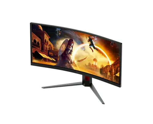 Монитор, AOC CU34G4ZCA, 34" Curved 1500R, Fast VA, WLED, 3440x1440@250Hz, 1ms GtG, 0.3ms MPRT, 450cd m/2, 3000:1, Adaptive Sync, FlickerFree, Low Blue Light, Tilt, Height Adjust, Swivel, 2xHDMI, DP, USB hub - image 7