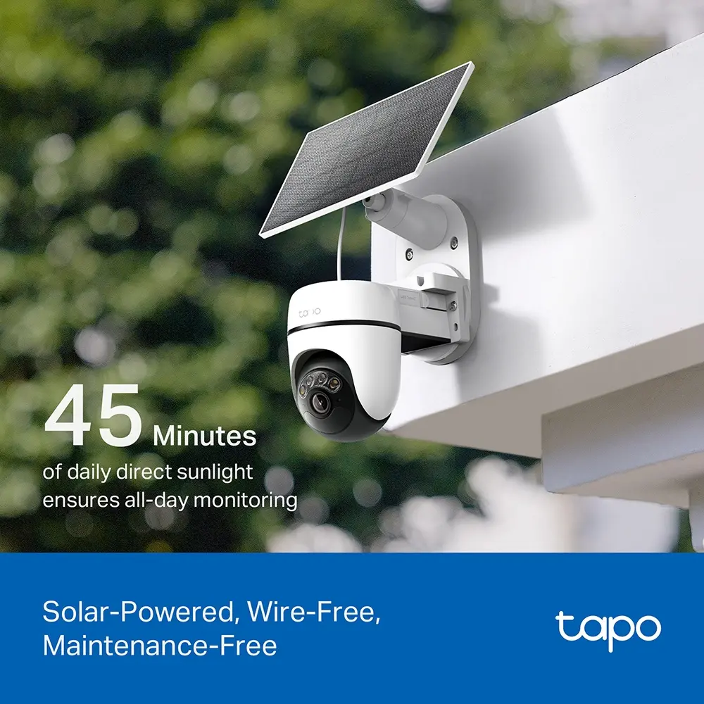 Камера TP-Link Tapo C610 KIT,охранителна камера със соларно захранване - image 5