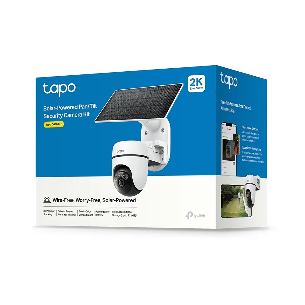 Камера TP-Link Tapo C610 KIT,охранителна камера със соларно захранване - image 9
