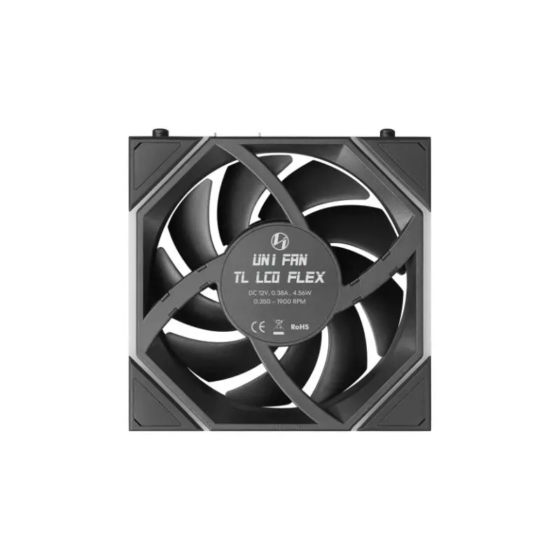 Lian Li вентилатор Fan 120mm - UNI FAN TL LCD FLEX - Black, Reverse - image 3