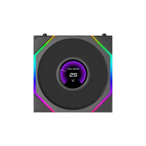 Lian Li вентилатор Fan 120mm - UNI FAN TL LCD FLEX - Black, Reverse - 1